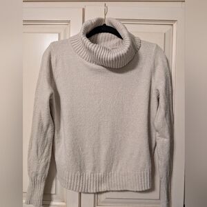 Rachel Zoe Cozy Beige Cowl Neck Sweater